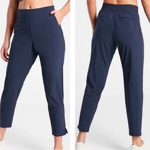 Athleta Navy Brooklyn Mid Rise Ankle Pant Women’s 10